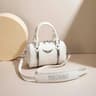 Large Leather Diaper Bag Tote With Crossbody And Shoulder Straps 1