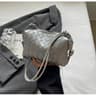 Womens Woven Shoulder Handbag With Single Strap And Crossbody Style 1