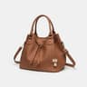 Womens Large Capacity Woven Tote Bag With Shoulder And Crossbody Carry Options 1