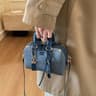 Women Ice Blue Pillow Crossbody Bag With Convertible Shoulder Design 2