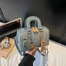 Women Ice Blue Pillow Crossbody Bag With Convertible Shoulder Design 1
