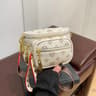 Womens MultiLayer Zipper Crossbody Shoulder Bag With Monogram Design 0