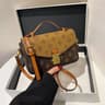 Women Square Crossbody Bag With Artistic Floral Print And Vegan Leather 3