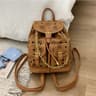 Classic Printed Drawstring Backpack For Women Stylish Travel And Everyday Bag 3