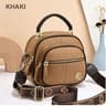 Classic PU Leather Crossbody Bag With Adjustable Wide Shoulder Strap 3