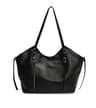 Women PU Leather Shoulder Bag With Adjustable Buckle Strap And Western Style 0