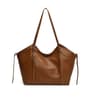 Women PU Leather Shoulder Bag With Adjustable Buckle Strap And Western Style 2
