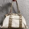Vintage Patchwork Shoulder Bag For Women With Riveted Y2K Design 2