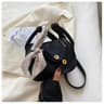 Women Small PU Leather Shoulder Bag With Lychee Texture And Pillow Style 1