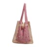 Womens Large Capacity Contrast Color HollowOut Shoulder Bag 0