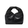 Womens PU Leather Dumpling Shoulder Bag Solid Color Handbag 0