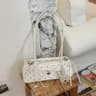 Polka Dot Shoulder Bag With Bow Design And Zipper Closure 4