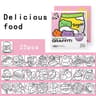 Portable Painting Album DIY Mini Cartoon Coloring Book Water Color And Note Coloring Childrens Art 6