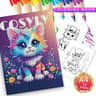 Animal Character Coloring Book Mandala Flowers Stress Relief Relaxation Art 19