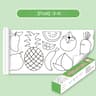 Children Montessori Toys DIY Self Adhesive Drawing Roll Kids Learning Paint Coloring Scroll For Ear 9