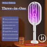 3 In 1 Rechargeable 3000V Mosquito Swatter And Killer Lamp 1