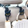 PurrHook 3D Cat Car Seat Headrest Hooks  Cute Storage Hangers For Bags Coats  Accessories 1