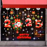 137 Pieces Snowflake  Window Flower Electrostatic PVC Stickers Reusable Winter Decor Set 9
