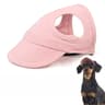 Adjustable PVC Dog Sun Hat Waterproof Pet Hat With Elastic Band For Small Medium  Large Breeds 3