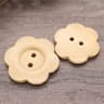 50 Pcs Wooden Vintage Buttons  DIY 2Hole Sewing Buttons For Crafts Clothing  Handmade Decorations 1