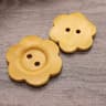 50 Pcs Wooden Vintage Buttons  DIY 2Hole Sewing Buttons For Crafts Clothing  Handmade Decorations 2