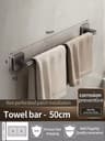 No Need To Drill Walls For Installation Bathroom Towel BarHookTowel RackKitchen Rag Rack Bathroom A 1