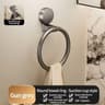 NoDrill Suction Cup Towel Ring  PunchFree WallMounted Hand Towel  Rag Rack For Bathroom  Kitchen 2