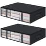 Ultra Space Under Bed Storage Bags  Large Capacity Foldable Quilt  Clothes Organizer Dustproof Ward