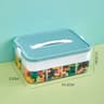 Transparent Stackable LEGO Storage Box  Dustproof  Moisture Proof Plastic Organizer For Kids Buildi 6