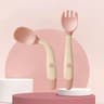 Baby Silicone Spoon  Fork Set  Soft Bendable Toddler Training Feeding Utensils 7