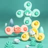 Baby Bath Spinner Toys 3 Pcs  Set  Suction Cup Rattle Toys For Toddlers  Children 9