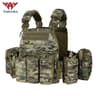 YAKEDA QuickRelease Tactical Training Vest  Breathable WearResistant MOLLE Expandable Vest 8