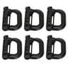 HeavyDuty Mountaineering DType Buckle  Outdoor Climbing Hiking  Camping Gear Clip 10