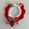 Christmas Pet Collar Scarf  Lace Knitted Wool Neckwear For Cats  Dogs Festive Holiday Accessory 11
