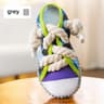 Interactive Dog Chew Slipper Toy  Cotton Rope Teeth Cleaning Squeaky Shoe With Bell  BB Airbag 7