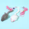 7 Pcs Hanging Cat Toy Set  Sticky Disc Door Teaser With Elastic Rope For Interactive Play 6