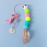 7 Pcs Hanging Cat Toy Set  Sticky Disc Door Teaser With Elastic Rope For Interactive Play 12