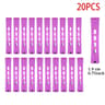 20 Pcs Perm Curling Rod Set  5 Sizes Plastic Cold Wave Rods For Heatless Curls  SalonStyle Waves 9