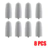 8 Pcs Electric Foot File Roller Head Replacements Pedicure Callus Remover Refill Wheels For Heel  D 9