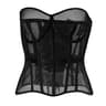 Womens Mesh Boned Corset Bustier  PushUp Shaping Transparent Bodice For Waist Slimming  Dress Outwe