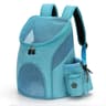 Breathable Mesh Pet Backpack Carrier  Foldable Large Capacity Travel Bag For Dogs  Cats 8