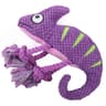 Chameleon Plush Squeaky Dog Toy  BiteResistant Chew  Squeaker Toy For Small To Large Dogs 8