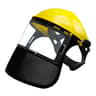 Full Face Safety Shield With Ratchet Headgear  ImpactResistant Visor Mask For Weed Whacking Grindin 6