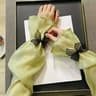 Ice Silk UV Protection Sheer Arm Sleeves With Bow Tie  Lolita Fingerless Sunscreen Gloves For Women 12