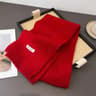 winter scarf for women comfortable around jawline