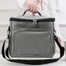 Large Capacity Insulated Tote Lunch Bag With Crossbody Strap  Aluminum Foil Thermal Picnic Cooler B 7