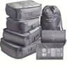7 Pcs Travel Packing Cubes Set  Luggage Organizer Bags For Clothes Underwear  Shoes Lightweight Sui 7