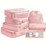 7 Pcs Travel Packing Cubes Set  Luggage Organizer Bags For Clothes Underwear  Shoes Lightweight Sui 8