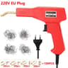 220V EU Plastic Welding Hot Stapler  Bumper Crack Repair Kit With Welding Staples For Fast Strong P 9