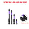Magnetic D1 Impact Driver Bits  AntiShock NonSlip Phillips Cross Screwdriver Bit Set Hard Steel For 7